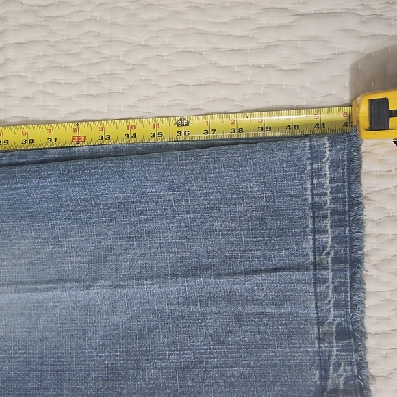 Turquoise/stud accented jeans Size 16 low rise EUC - Picture 13 of 13